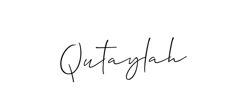This is the best signature style for the Qutaylah name. Also you like these signature font (Allison_Script). Mix name signature. Qutaylah signature style 2 images and pictures png