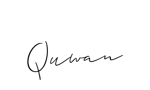 It looks lik you need a new signature style for name Quwan. Design unique handwritten (Allison_Script) signature with our free signature maker in just a few clicks. Quwan signature style 2 images and pictures png