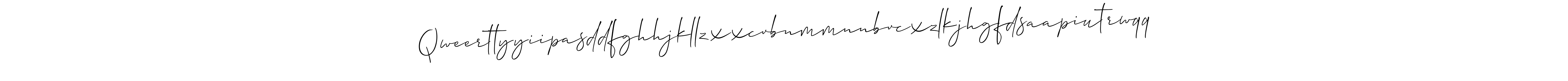 Also we have Qweerttyyiipasddfghhjkllzxxcvbnmmnnbvcxzlkjhgfdsaapiutrwqq name is the best signature style. Create professional handwritten signature collection using Allison_Script autograph style. Qweerttyyiipasddfghhjkllzxxcvbnmmnnbvcxzlkjhgfdsaapiutrwqq signature style 2 images and pictures png