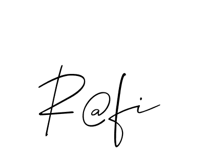 Create a beautiful signature design for name R@fi. With this signature (Allison_Script) fonts, you can make a handwritten signature for free. R@fi signature style 2 images and pictures png