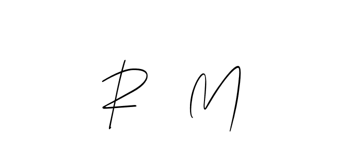It looks lik you need a new signature style for name R ♡ M. Design unique handwritten (Allison_Script) signature with our free signature maker in just a few clicks. R ♡ M signature style 2 images and pictures png