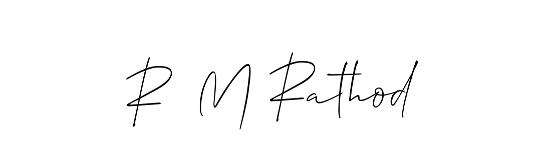 Make a short R  M Rathod signature style. Manage your documents anywhere anytime using Allison_Script. Create and add eSignatures, submit forms, share and send files easily. R  M Rathod signature style 2 images and pictures png