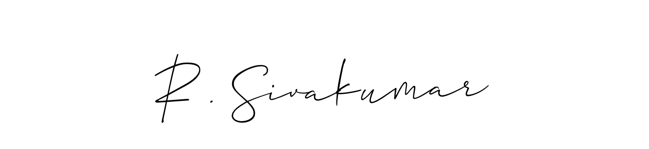 You can use this online signature creator to create a handwritten signature for the name R . Sivakumar. This is the best online autograph maker. R . Sivakumar signature style 2 images and pictures png