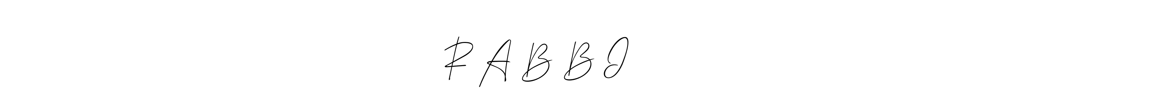 The best way (Allison_Script) to make a short signature is to pick only two or three words in your name. The name R A B B I Ｃｈｏｗｄｈｕｒｙ include a total of six letters. For converting this name. R A B B I Ｃｈｏｗｄｈｕｒｙ signature style 2 images and pictures png