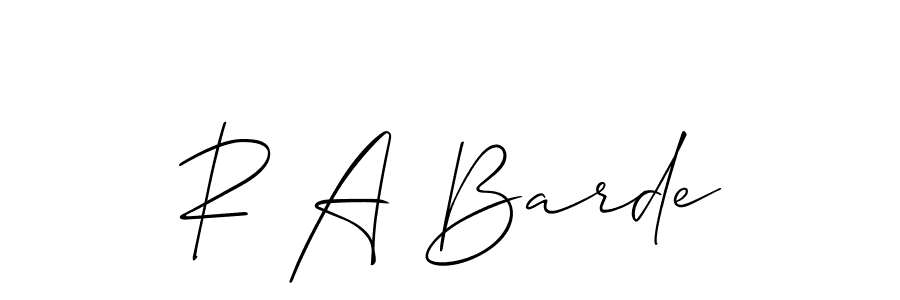 It looks lik you need a new signature style for name R A Barde. Design unique handwritten (Allison_Script) signature with our free signature maker in just a few clicks. R A Barde signature style 2 images and pictures png
