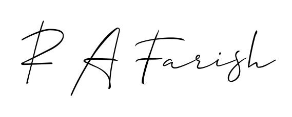You should practise on your own different ways (Allison_Script) to write your name (R A Farish) in signature. Don't let someone else do it for you. R A Farish signature style 2 images and pictures png