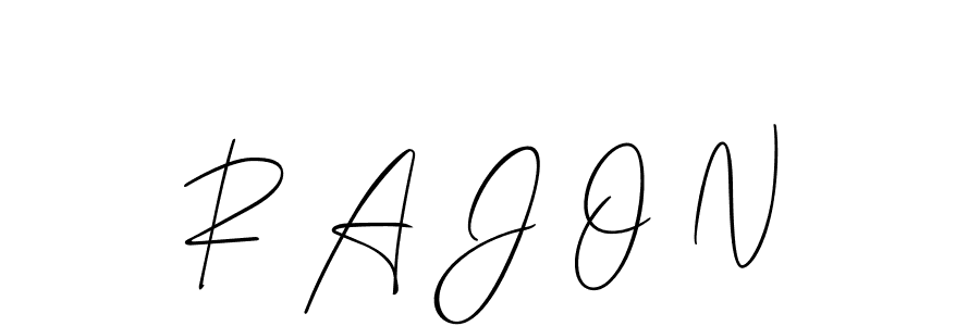 Make a beautiful signature design for name R A J O N. With this signature (Allison_Script) style, you can create a handwritten signature for free. R A J O N signature style 2 images and pictures png