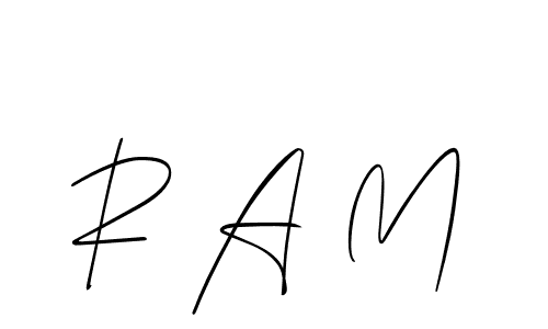 How to make R A M signature? Allison_Script is a professional autograph style. Create handwritten signature for R A M name. R A M signature style 2 images and pictures png
