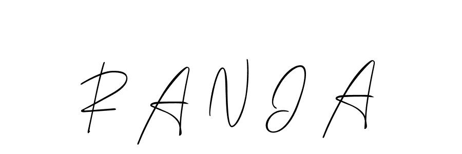Best and Professional Signature Style for R A N I A. Allison_Script Best Signature Style Collection. R A N I A signature style 2 images and pictures png