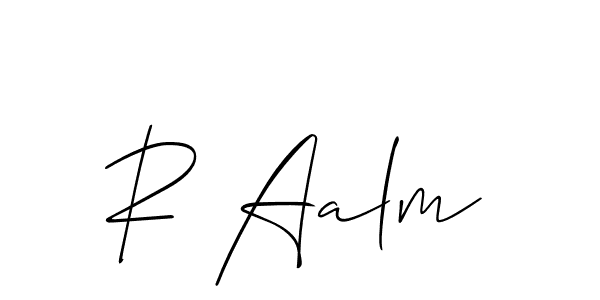 Here are the top 10 professional signature styles for the name R Aalm. These are the best autograph styles you can use for your name. R Aalm signature style 2 images and pictures png