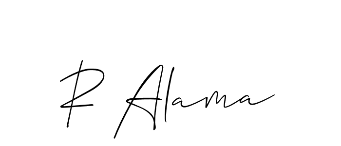 Here are the top 10 professional signature styles for the name R Alama. These are the best autograph styles you can use for your name. R Alama signature style 2 images and pictures png