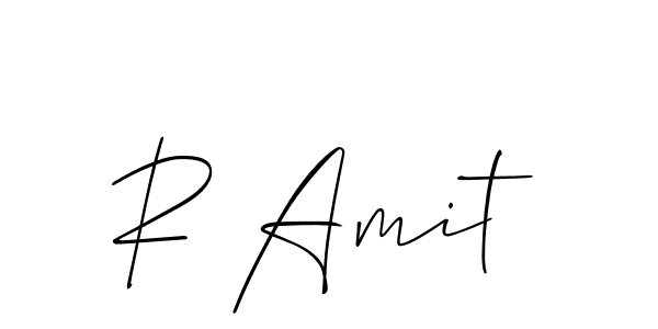 Create a beautiful signature design for name R Amit. With this signature (Allison_Script) fonts, you can make a handwritten signature for free. R Amit signature style 2 images and pictures png