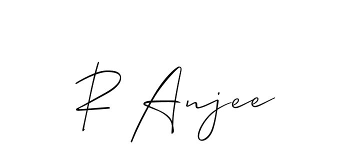 This is the best signature style for the R Anjee name. Also you like these signature font (Allison_Script). Mix name signature. R Anjee signature style 2 images and pictures png