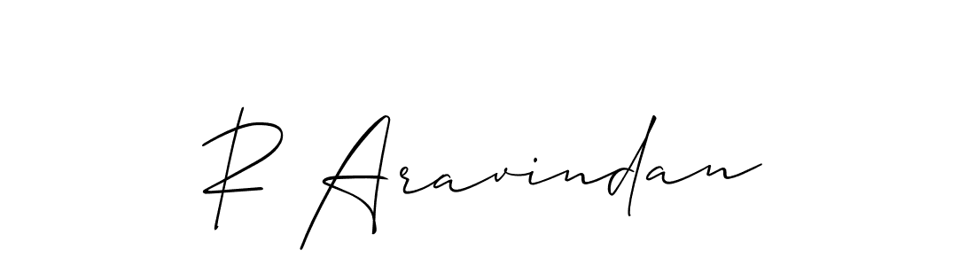 Also You can easily find your signature by using the search form. We will create R Aravindan name handwritten signature images for you free of cost using Allison_Script sign style. R Aravindan signature style 2 images and pictures png