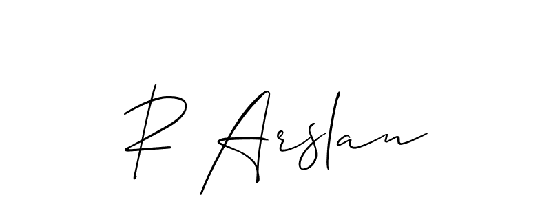 Here are the top 10 professional signature styles for the name R Arslan. These are the best autograph styles you can use for your name. R Arslan signature style 2 images and pictures png