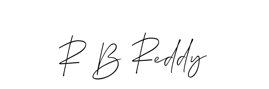 Create a beautiful signature design for name R B Reddy. With this signature (Allison_Script) fonts, you can make a handwritten signature for free. R B Reddy signature style 2 images and pictures png