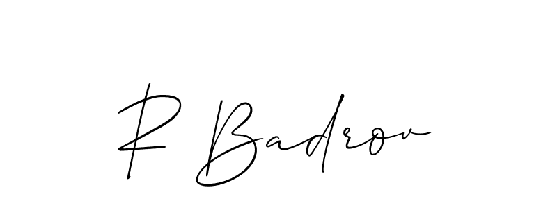 See photos of R Badrov official signature by Spectra . Check more albums & portfolios. Read reviews & check more about Allison_Script font. R Badrov signature style 2 images and pictures png