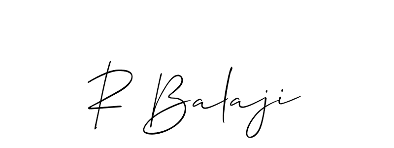 Similarly Allison_Script is the best handwritten signature design. Signature creator online .You can use it as an online autograph creator for name R Balaji. R Balaji signature style 2 images and pictures png