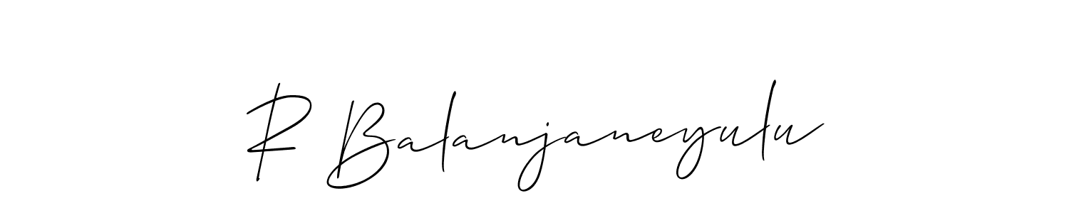 if you are searching for the best signature style for your name R Balanjaneyulu. so please give up your signature search. here we have designed multiple signature styles  using Allison_Script. R Balanjaneyulu signature style 2 images and pictures png