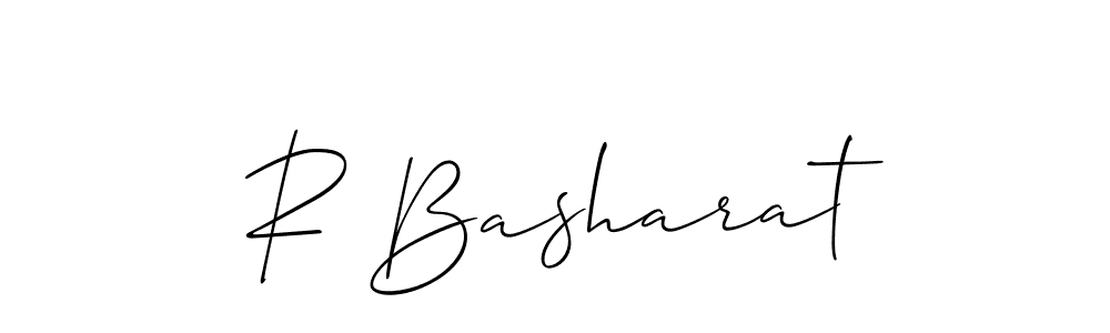 Best and Professional Signature Style for R Basharat. Allison_Script Best Signature Style Collection. R Basharat signature style 2 images and pictures png