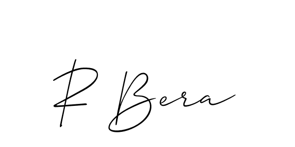 Best and Professional Signature Style for R Bera. Allison_Script Best Signature Style Collection. R Bera signature style 2 images and pictures png