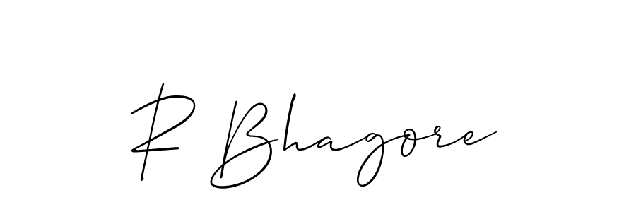 Best and Professional Signature Style for R Bhagore. Allison_Script Best Signature Style Collection. R Bhagore signature style 2 images and pictures png