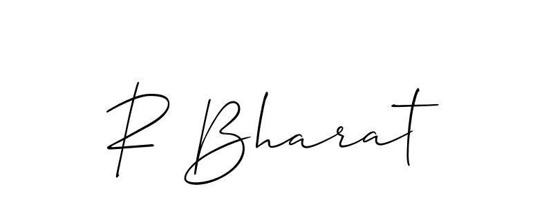 It looks lik you need a new signature style for name R Bharat. Design unique handwritten (Allison_Script) signature with our free signature maker in just a few clicks. R Bharat signature style 2 images and pictures png