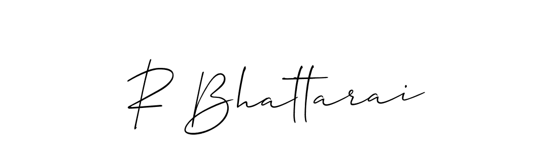 Allison_Script is a professional signature style that is perfect for those who want to add a touch of class to their signature. It is also a great choice for those who want to make their signature more unique. Get R Bhattarai name to fancy signature for free. R Bhattarai signature style 2 images and pictures png