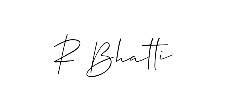 You can use this online signature creator to create a handwritten signature for the name R Bhatti. This is the best online autograph maker. R Bhatti signature style 2 images and pictures png
