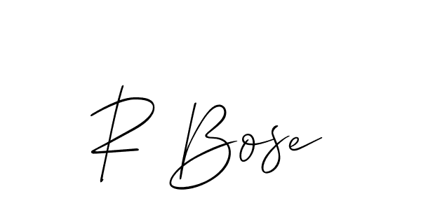 Also we have R Bose name is the best signature style. Create professional handwritten signature collection using Allison_Script autograph style. R Bose signature style 2 images and pictures png