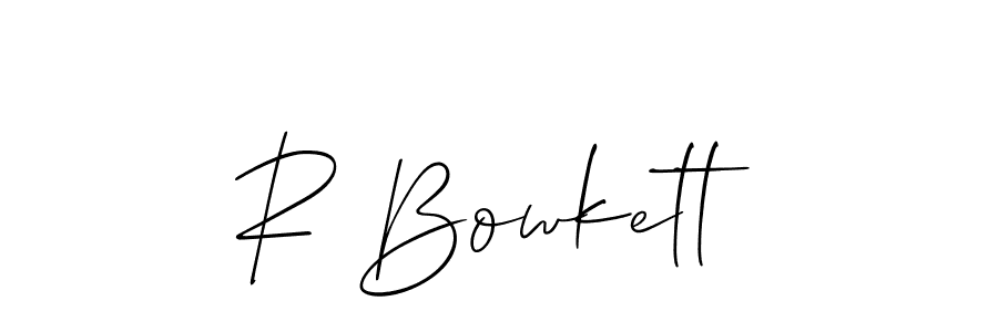 You can use this online signature creator to create a handwritten signature for the name R Bowkett. This is the best online autograph maker. R Bowkett signature style 2 images and pictures png