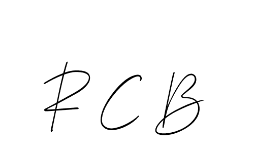 R C B stylish signature style. Best Handwritten Sign (Allison_Script) for my name. Handwritten Signature Collection Ideas for my name R C B. R C B signature style 2 images and pictures png