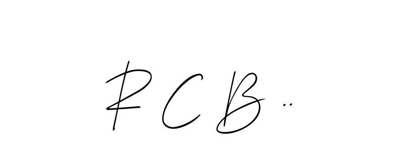 Check out images of Autograph of R C B .. name. Actor R C B .. Signature Style. Allison_Script is a professional sign style online. R C B .. signature style 2 images and pictures png