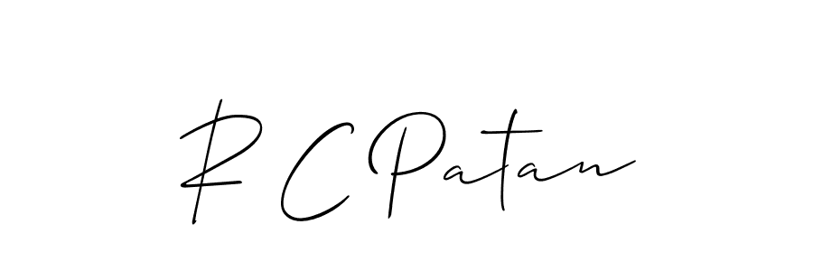 Make a beautiful signature design for name R C Patan. Use this online signature maker to create a handwritten signature for free. R C Patan signature style 2 images and pictures png