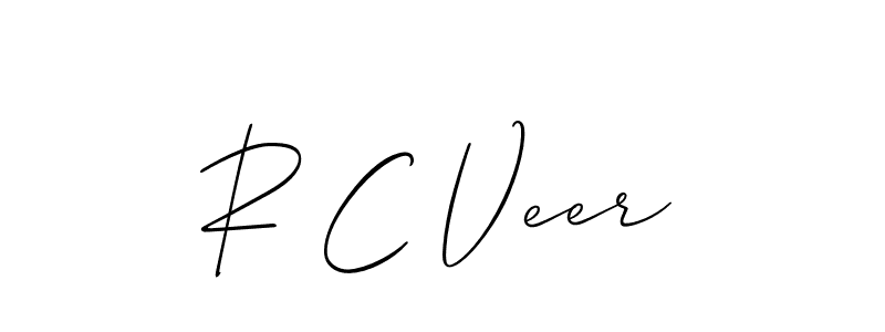 Make a short R C Veer signature style. Manage your documents anywhere anytime using Allison_Script. Create and add eSignatures, submit forms, share and send files easily. R C Veer signature style 2 images and pictures png