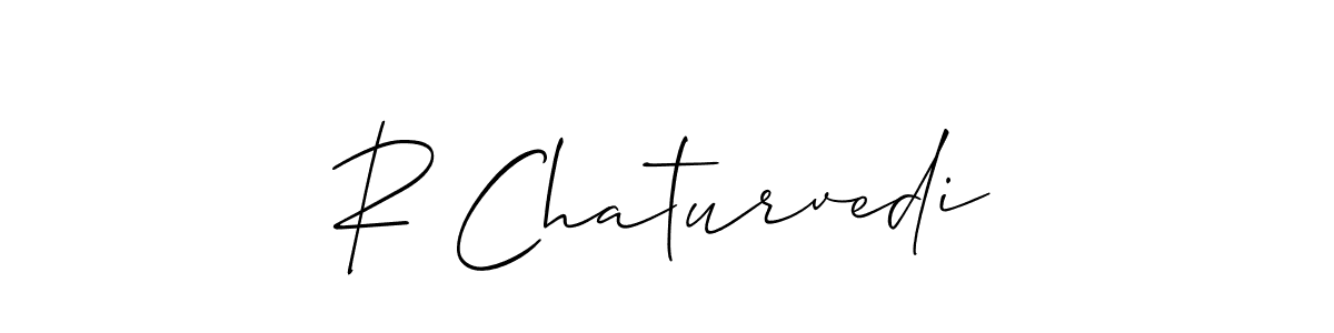 R Chaturvedi stylish signature style. Best Handwritten Sign (Allison_Script) for my name. Handwritten Signature Collection Ideas for my name R Chaturvedi. R Chaturvedi signature style 2 images and pictures png