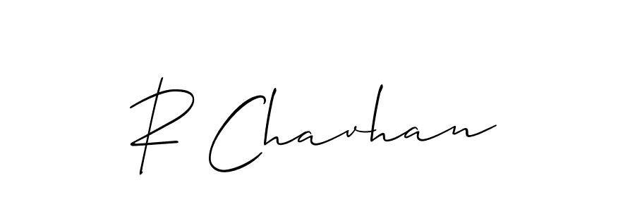 Make a beautiful signature design for name R Chavhan. Use this online signature maker to create a handwritten signature for free. R Chavhan signature style 2 images and pictures png