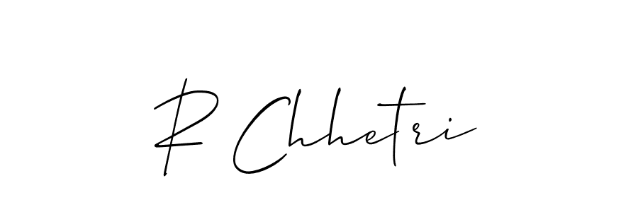 if you are searching for the best signature style for your name R Chhetri. so please give up your signature search. here we have designed multiple signature styles  using Allison_Script. R Chhetri signature style 2 images and pictures png