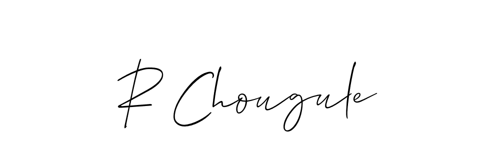 It looks lik you need a new signature style for name R Chougule. Design unique handwritten (Allison_Script) signature with our free signature maker in just a few clicks. R Chougule signature style 2 images and pictures png