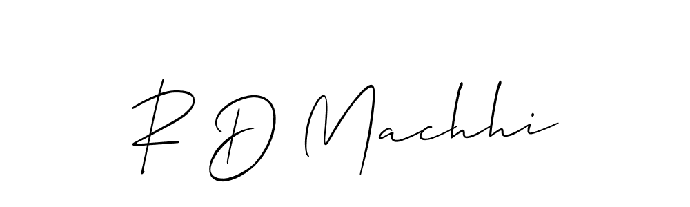 Best and Professional Signature Style for R D Machhi. Allison_Script Best Signature Style Collection. R D Machhi signature style 2 images and pictures png