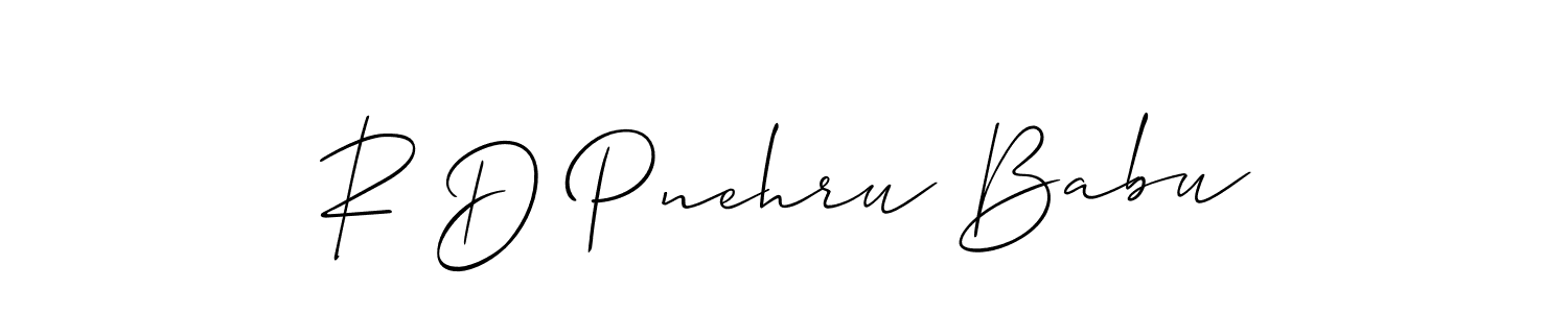 You can use this online signature creator to create a handwritten signature for the name R D Pnehru Babu. This is the best online autograph maker. R D Pnehru Babu signature style 2 images and pictures png