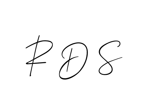 This is the best signature style for the R D S name. Also you like these signature font (Allison_Script). Mix name signature. R D S signature style 2 images and pictures png