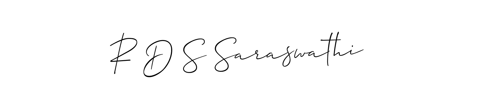 Check out images of Autograph of R D S Saraswathi name. Actor R D S Saraswathi Signature Style. Allison_Script is a professional sign style online. R D S Saraswathi signature style 2 images and pictures png