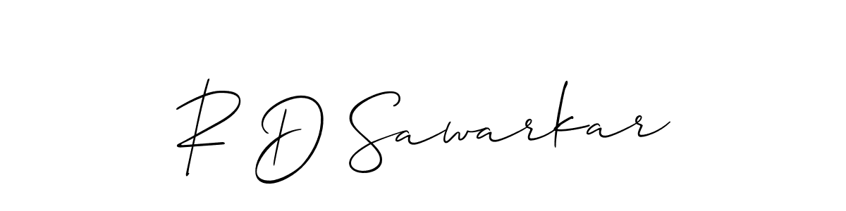 Once you've used our free online signature maker to create your best signature Allison_Script style, it's time to enjoy all of the benefits that R D Sawarkar name signing documents. R D Sawarkar signature style 2 images and pictures png
