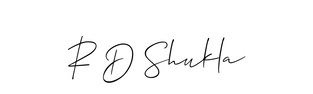 Similarly Allison_Script is the best handwritten signature design. Signature creator online .You can use it as an online autograph creator for name R D Shukla. R D Shukla signature style 2 images and pictures png