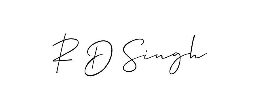 It looks lik you need a new signature style for name R D Singh. Design unique handwritten (Allison_Script) signature with our free signature maker in just a few clicks. R D Singh signature style 2 images and pictures png