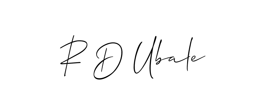 This is the best signature style for the R D Ubale name. Also you like these signature font (Allison_Script). Mix name signature. R D Ubale signature style 2 images and pictures png