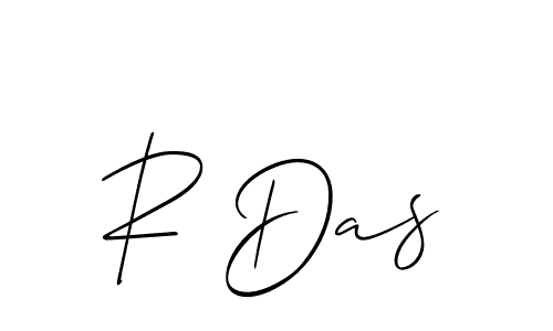 How to Draw R Das signature style? Allison_Script is a latest design signature styles for name R Das. R Das signature style 2 images and pictures png