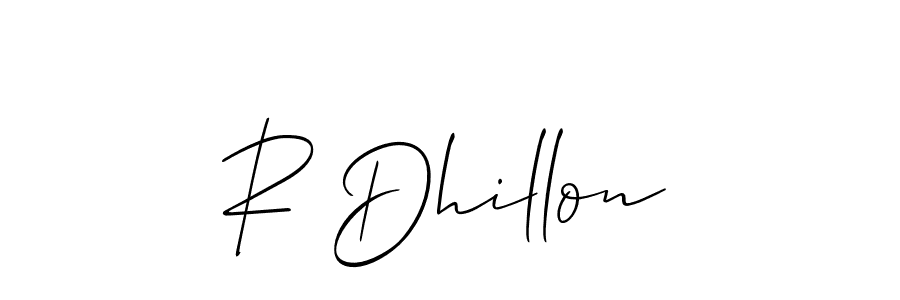 Similarly Allison_Script is the best handwritten signature design. Signature creator online .You can use it as an online autograph creator for name R Dhillon. R Dhillon signature style 2 images and pictures png