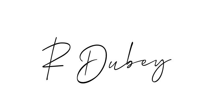 Check out images of Autograph of R Dubey name. Actor R Dubey Signature Style. Allison_Script is a professional sign style online. R Dubey signature style 2 images and pictures png